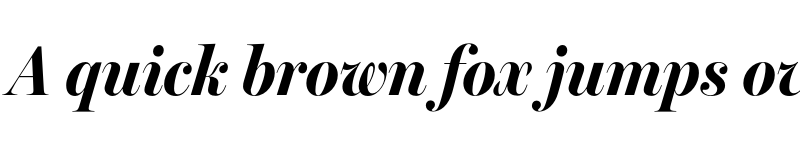 Preview of Miller Banner Condensed Bold Italic font