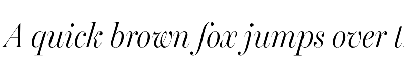 Preview of Miller Banner Condensed Light Italic font