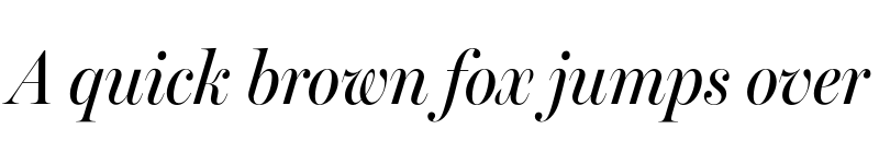 Preview of Miller Banner Condensed Regular Italic font