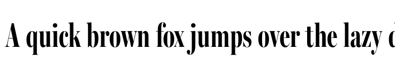 Preview of Miller Banner Extra Compressed Bold font