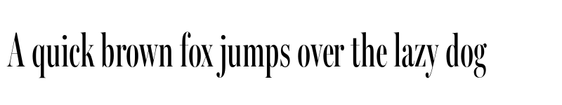 Preview of Miller Banner Extra Compressed Regular font