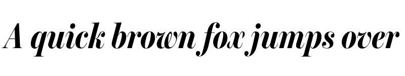 Preview of Miller Banner Extra Condensed Bold Italic font