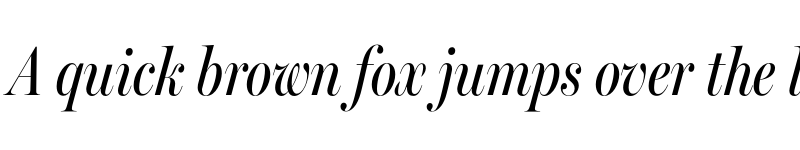 Preview of Miller Banner Extra Condensed Regular Italic font