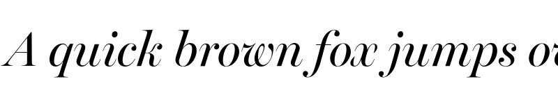 Preview of Miller Banner Regular Italic font