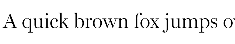 Preview of Miller Display Light font