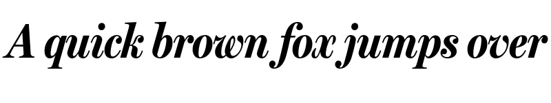 Preview of Miller Headline Bold Italic font