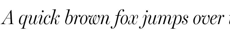 Preview of Miller Headline Light Italic font