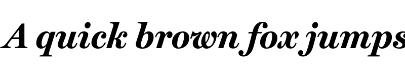 Preview of Miller Text Bold Italic font