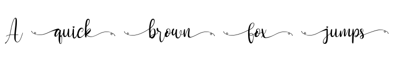 Preview of Milli Nathan Regular font