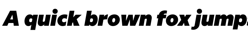 Preview of Milliard Black Italic font