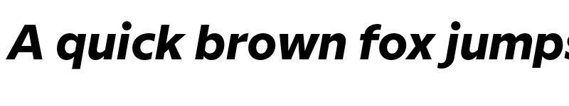 Preview of Milliard Bold Italic font