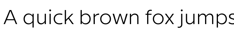 Preview of Milliard Light font