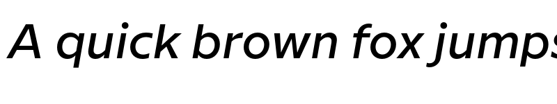 Preview of Milliard Medium Italic font