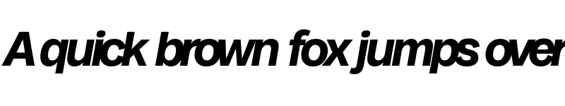 Preview of Milligram Macro Trial Bold Italic font