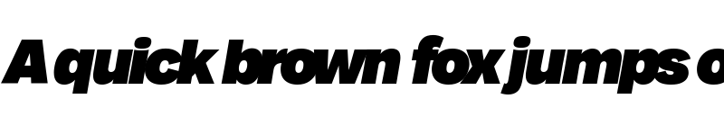 Preview of Milligram Macro Trial Heavy Italic font