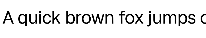 Preview of Milligram Trial Regular font