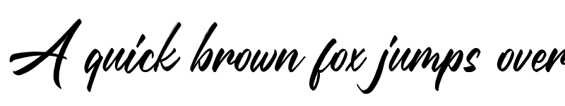 Preview of Milstage Regular font