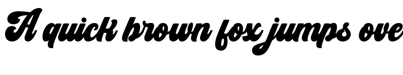 Preview of Milvasten Regular font