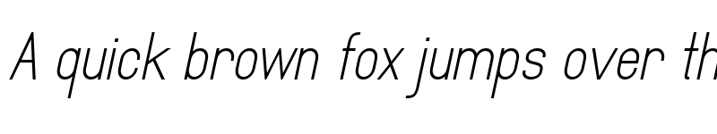 Preview of MindBlue Italic font
