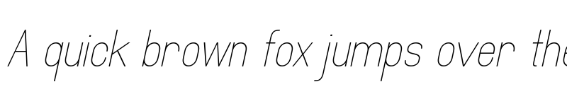 Preview of MindBlue Light Italic font