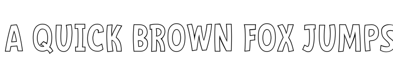 Preview of Mindflyers Outline Regular font