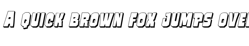 Preview of Mindless Brute 3D Italic Italic font