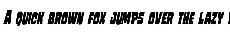 Preview of Mindless Brute Condensed Italic Condensed Italic font