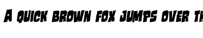 Preview of Mindless Brute Rotalic Italic font