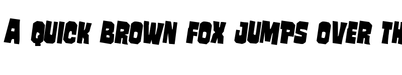 Preview of Mindless Brute Rotated 2 Regular font