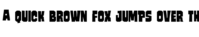 Preview of Mindless Brute Staggered Regular font