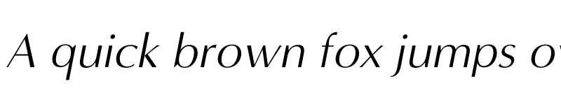 Preview of Minerva Modern Italic font