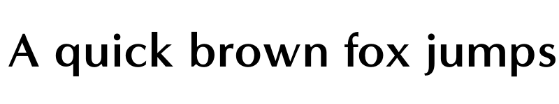 Preview of MinervaModern Bold font