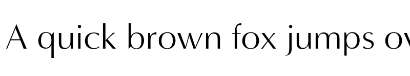 Preview of MinervaModern Regular font