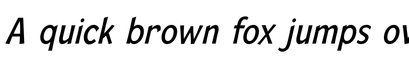 Preview of Mingler Italic font