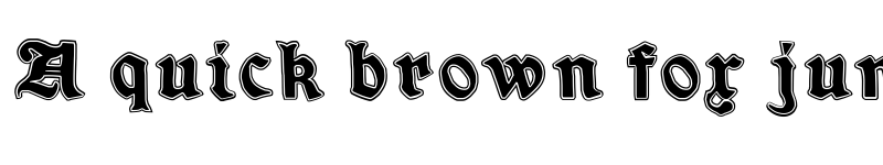 Preview of Minim Outline ExtraBold font