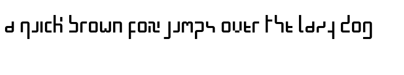 Preview of minimal-pixel Regular font