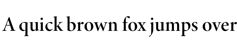 Preview of Minion 3 Display Semibold font