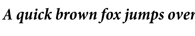 Preview of Minion Pro Bold Cond Italic font