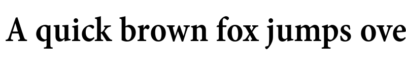 Preview of Minion Pro Caption SemiBold Condensed font