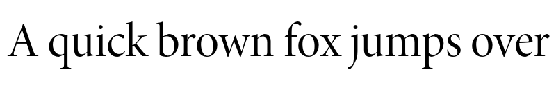 Preview of Minion Pro Display Regular font