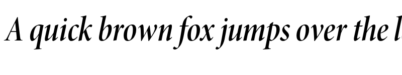 Preview of Minion Pro Display SemiBold Condensed Italic font