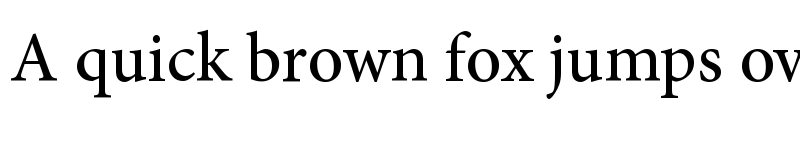 Preview of Minion Pro Medium font