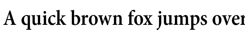 Preview of Minion Pro SemiBold Condensed font