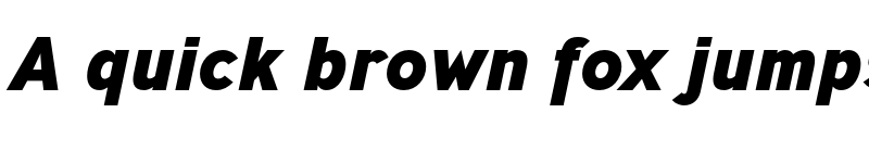 Preview of Ministry Extra Bold Italic font