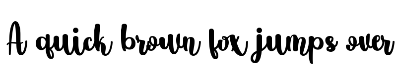 Preview of Minoila Personal Use Only Regular font