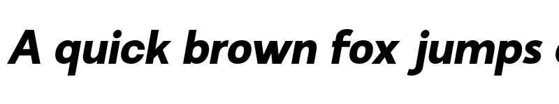 Preview of Minomu Black Italic font