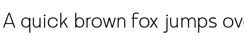 Preview of Minomu Thin font