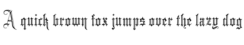 Preview of Minster No 2 Regular font