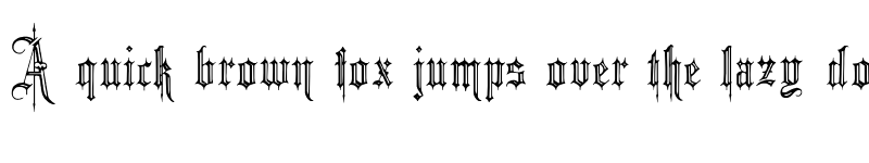 Preview of Minster6 Regular font
