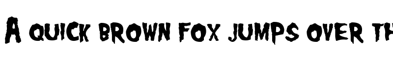 Preview of Misfits Regular font